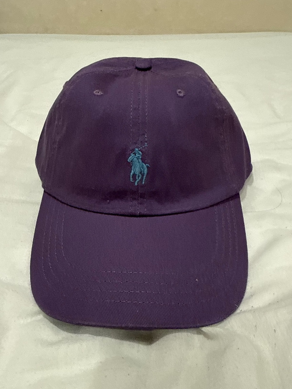 Polo by Ralph Lauren Purple Cap with Teal Pony